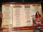 I was at Twin Peaks Restaurant in Buckhead, the menu layout 