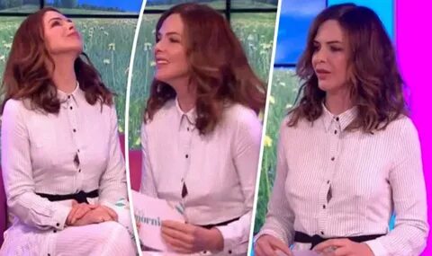 Trinny Woodall exposes NIPPLES as she suffers wardrobe malfu