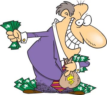 Rich Man Cartoon Png - (2000x1785) Png Clipart Download