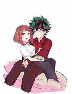 Nighttime kisses Deku x uraraka, My hero academia, My hero