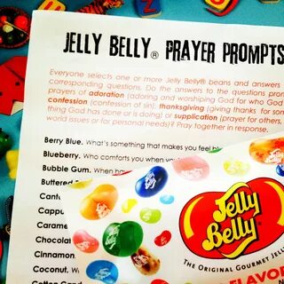 50 Flavors for 50 Days! Jelly Belly Prayer Prompts Prayer st