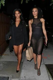 Claudia Jordan and Annie Ilonzeh Night Out Outfit - Catch LA
