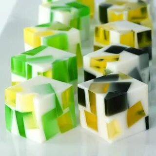 Multi Color Cube Jello Shots Super bowl jello shots, Jelly s