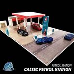 1:64 scale Gas Station Petrol Station Diorama Building Kits 