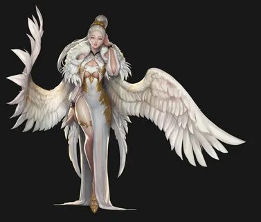 Character art, Conceptual artwork, Angel art