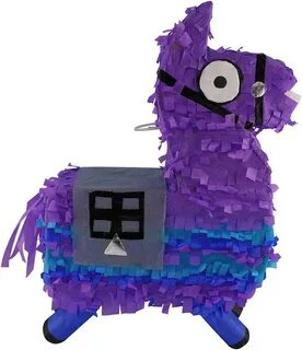 Photo Prop 3D Purple Loot Llama Pinata Perfect for Gamers Us