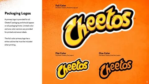 Cheetos Licensing Style Guide StyleWorks Creative