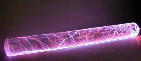 Brilliant Plasma Tube Displays with Glass, Gas & Electricity