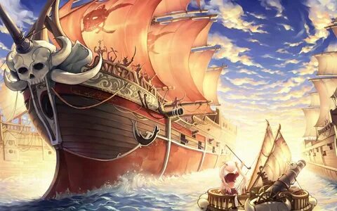 Fantasy Ship Pirate Wallpaper Arte de barcos, Barcos piratas