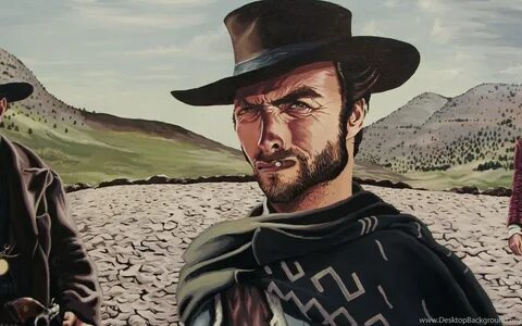 THE GOOD THE BAD AND THE UGLY Western Clint Eastwood G Wallp