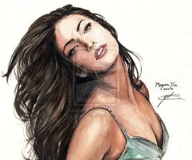 Megan Fox - Awesome Illustration Art - XciteFun.net