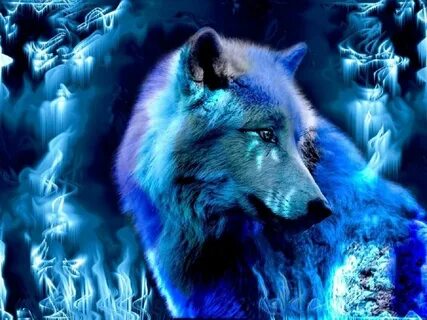 Neon Blue Wolf Wallpapers - Wallpaper Cave