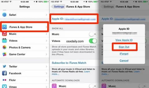 How to Change the Apple ID on iPhone, iPod Touch & iPad Ipho