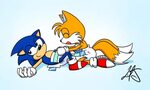 Commision: Tails and his playmate by hex000f -- Fur Affinity