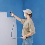 Механизированная Покраска стен фасадов Ремонт заделка трещин