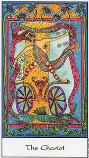 VII. The Chariot - Tarot of the Trance by Eva Marie Nitsche 