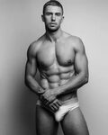 Hunksinswimsuits: British model James Yates in wet undies