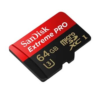 SanDisk Extreme Pro micro SD Card 64GB SDHC SDXC UHS I Memor