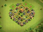 My base layout in Clash of Clans with a Level 5 Town Hall Cl