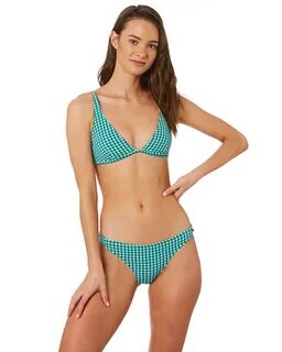 green gingham swimsuit OFF-53