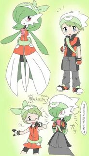 Gardevoir and Wally dressed as May and Brendan Gardevoir Kno