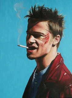 Tyler Durden (Brad Pitt in Fight Club) by agusgusart on Devi