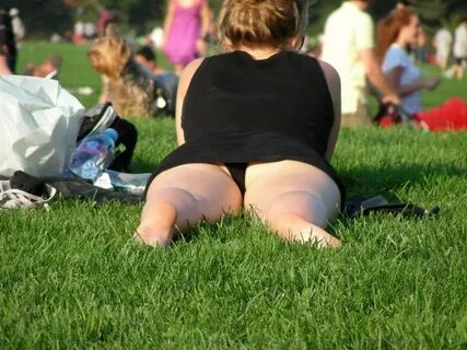 Panties in the park