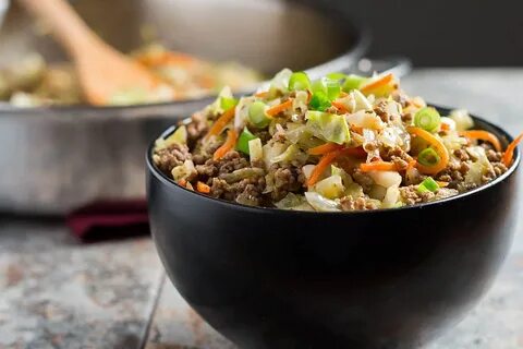 Egg Roll in a Bowl Crack Slaw - paleo, low-carb, AIP Whole N