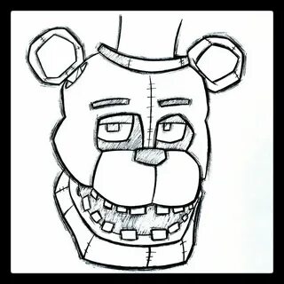 Withered Freddy Drawing Fnaf Golden Bonnie Drawings Getdrawi