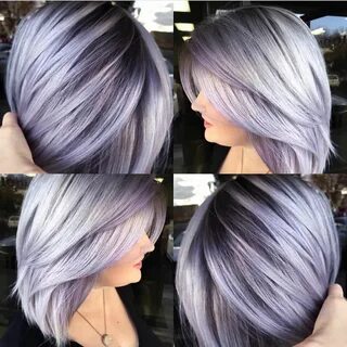 Hot on Beauty on Instagram: "Silver lavender hair color and 