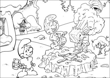 The Smurfs - Раскраски, Герои из мультиков, для детей от 3 г