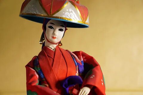Download free HD stock image of Japanese Doll Hand Made.