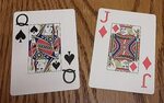 File:Pinochle - Queen of Spades, Jack of Diamonds.jpg - Wiki