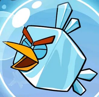 How to Draw Ice Bird from Angry Birds Space with Easy Step b