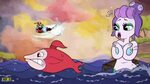 Cuphead annoying mermaid boss - YouTube