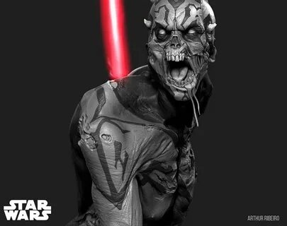 Darth Maul Zombie by Arthur Ribeiro - 3dtotal - Learn Create