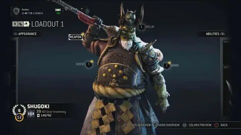 For Honor NEW MAX 144 Epic Gear Score - The Shugoki - YouTub