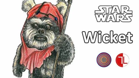 Star Wars: Ewok Wicket - Speed Drawing - YouTube