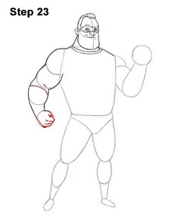 How to Draw Mr. Incredible from The Incredibles VIDEO & Pict