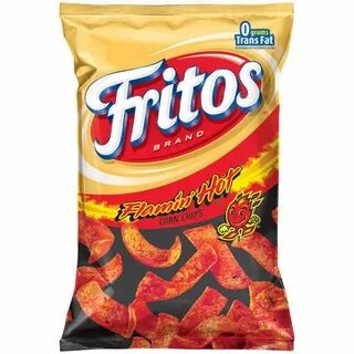 Fritos Brand Flamin' Hot Corn Chips (Pack of 3) Hot corn, Co