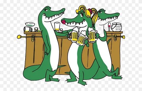 Alica Mckenna Johnson Alligators Drinking, Animal HD PNG Dow