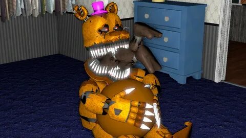 Nightmare Fredbear VORE by YuukiChan0211FNAF4 -- Fur Affinit