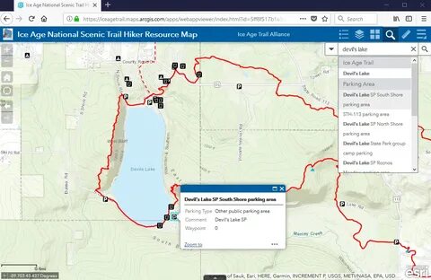 Interactive Hiker Resource Map - Ice Age Trail Alliance