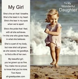 Daughter Poems Mother Father Daughter Poems Daughters Birthd