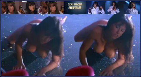 Demi Moore topless in Striptease