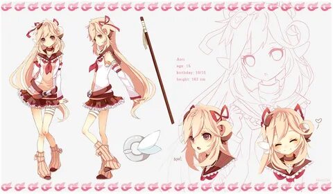 Anime Character Ref Sheet - Pescado Wallpaper