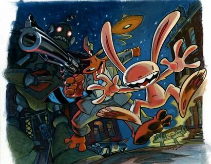 Sam & Max created by Steve Purcell Art, Geek art, Cool art