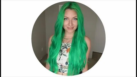 How to Dye Your Hair Green Manic Panic Green Envy Venus Envy