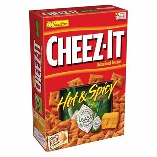 Cheez-It Hot & Spicy Baked Snack Crackers - 12.4oz No bake s