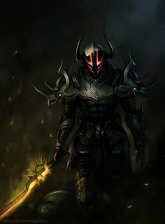 ArtStation - Dark Flame Knight, Agus Yunanto Fantasy concept